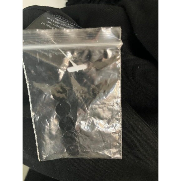 NWT Kendall + Kylie Women’s Black Velvet Sequined Tunic Dress Long Sleeve S - Picture 7 of 9